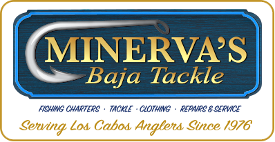 Minerva's Baja Tackle logo